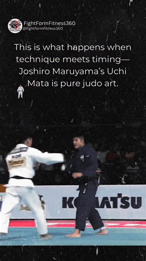 Training | Fight Techniques | Fight Highlights on Instagram: "In Judo, it’s not the strongest who win, but the ones who master balance, leverage, and precision. Joshiro Maruyama shows exactly that with this flawless throw. His Uchi Mata isn’t just a technique—it’s a demonstration of control, patience, and split-second timing. One shift in balance, one perfectly placed step, and the match changes instantly. This is why Judo is called “the gentle way”: maximum efficiency with minimal effort. Respe