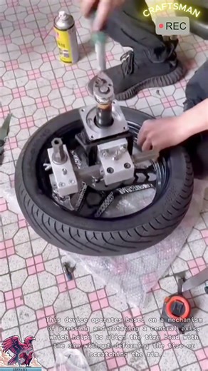 Fast Tire Mounting Tool for Rims