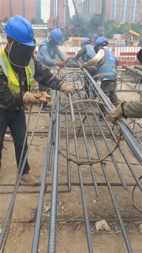 Concrete casting frame welding process #shorts