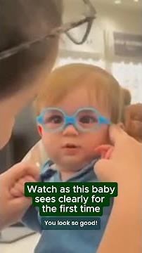 Baby sees clearly thanks to UAB Eye Care