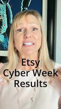 Etsy Cyber Week Results & Was it Worth it? Check Out What Sold during the Sale & How Much I Made✨