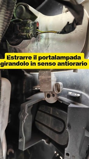 Sostituzione lampadina diurna Fiat Panda 2014
