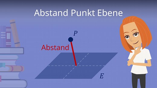 Abstand Punkt Ebene • Formel   Lotfußpunktverfahren