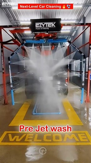 Touchless Automatic Car STORM Wash with Fixed nozzles Underbody Washer with Auto Jet-Foam-Wax Cycle