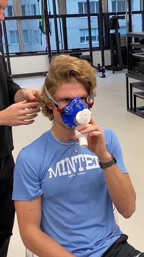 V.O2 max test was fun. Lots of data. #running #cardio #fitness