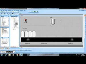 SCADA - INTOUCH - four bottle filling program