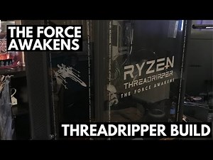 Threadripper Starwars themed watercooled pc build