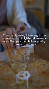 59K views · 85 reactions | Yes, late-night eating can affect your...