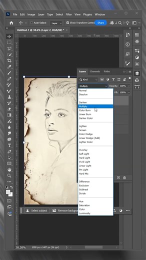 Sketching & Digital Painting in Photoshop | Beginner to Pro Tutorial #photoshop #photoshoptutorial