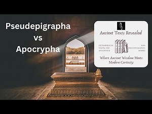 The Difference Between Pseudepigrapha and Apocrypha