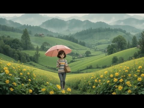 A Cozy Rainy Day with a Ghibli Girl | Calm Anime Vlog | Peaceful Rainy Day Routine