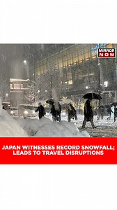 Heavy snowfall continues to disrupt Western and Northern Japan,...