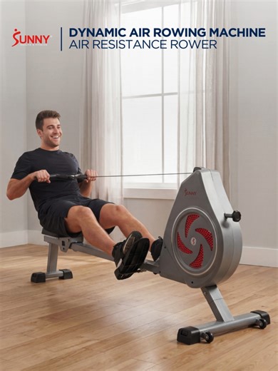 Bring the power of rowing home 🔥 Train smarter with the Sunny Health & Fitness Dynamic Air Rowing Machine - delivering a smooth, realistic rowing experience that builds strength, endurance & cardio fitness. 💪 Perfect for full-body workouts, compact home gyms and serious results. 👉 Shop now: https://jllfitness.co.uk/products/sunny-health-and-fitness-dynamic-air-rowing-machine