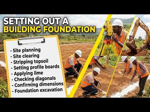 Setting Out of Building Foundation Everything you need to Know