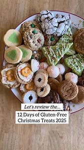 12 Days of GF Christmas Treats Recap! 🎄🎅🏼 Type “RECIPE” in the comments and I’ll send you a link to the recipes! Make sure you’re following @meaningfuleats and check your inbox/message requests! Or check it out here: https://meaningfuleats.com/category/holiday-recipes/gluten-free-christmas-cookies/ #glutenfree #glutenfreebaking #christmasbaking | Meaningful Eats