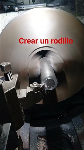 creare un rodillo #tornomecanico #rodillo #mecanica #cnc #metal