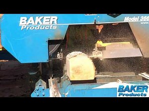 Baker 3665D in ACTION! at J&S sawmill!
