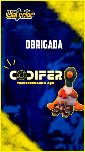 Equipe Uai!rrior de Robótica on Instagram: "A @codifer.aco é uma parceira essencial para a Equipe Uai!rrior. ⚙️🦆 Com esse apoio, o Black Dragon conquistou o posto de vice-líder mundial, reforçando o impacto dessa parceria em nossos resultados. Obrigado pela confiança! 💛💙 #parceria #robótica #engenharia #tecnologia #unifei"