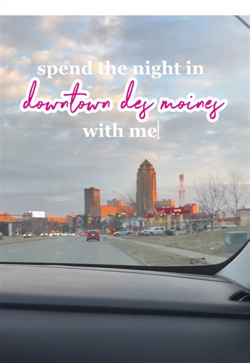 spend the night in downtown des moines with me! #eveningvlog #desmoines #downtowndsm #trending #fyp