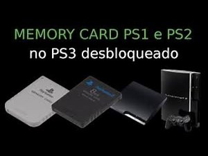 Criando Memory Card de PS1 e Ps2 no Ps3