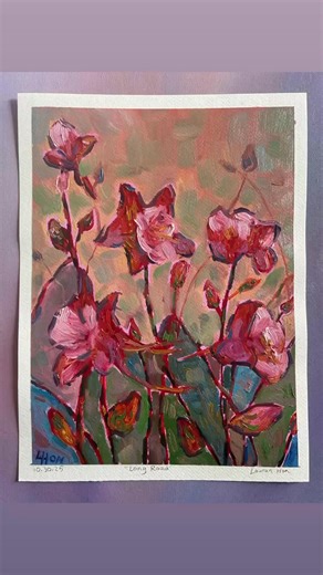 8x11in oil on paper $100 with free shipping for IL buyers. $20 for out of state shipping. | Lauran Hon