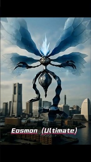 Digimon Morphomon Shinka into Eosmon #digimon #evolution