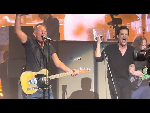 The Killers and Bruce Springsteen Born to Run Live at Madison Square Garden NYC 10/1/22 4K