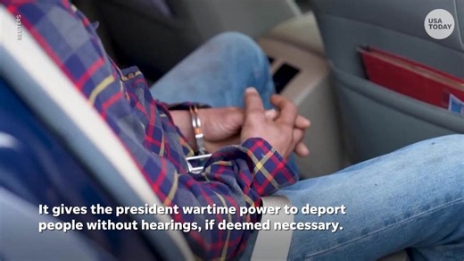 What is the Alien Enemies Act of 1798? What to know about the rarely used wartime law