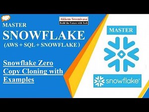 Snowflake Zero Copy Cloning with Examples, snowflake, master snowflake
