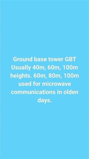 types of towers, microwave communication.