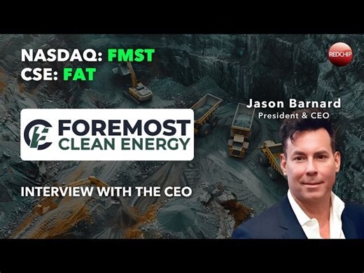 Uranium Supply Crunch   Athabasca Drill Catalysts: Foremost Clean Energy CEO Jason Barnard (FMST) | RedChip Companies