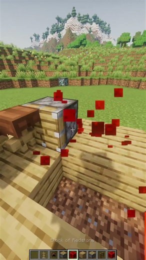 Minecraft Realistic Chair Build Hack🤯#minecraft #shorts