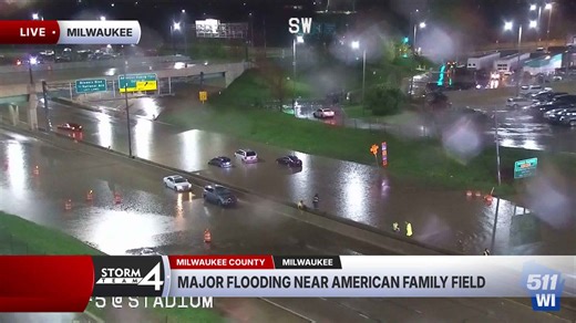 Flooding throughout Milwaukee County