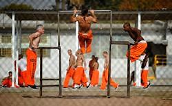 Do prison inmates spend all their time lifting weights?