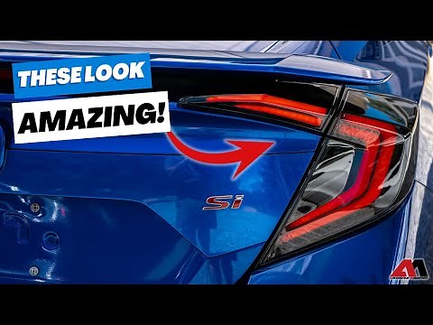 The BEST LED Taillights w/ Sequential Turn Signals - Installation & Review (Honda Civic 2016-2021)