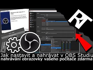 Jak nastavit OBS Studio (přidání scény , nastavení) - nahrávání obrazovky PC zdarma - (OBS Tutoriál)