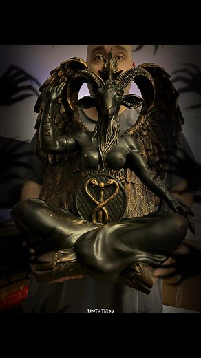 Amazing giant Baphomet statue at Hocus Pocus - 113 Meyran Ave (Oakland) - PGH, PA 15213 #baphomet #statue #pittsburghsoldestwitchshop #witchyvibes #alchemy #occult #witch #metaphysical #pittsburgh #pittsburghoccultshop #metaphysicalstore #pagan #open27years | Hocus Pocus | Facebook