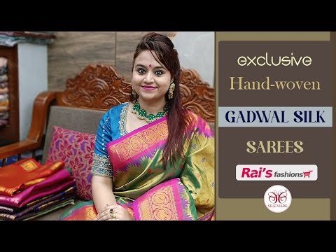 Exclusive Hand-woven Gadwal Silk Sarees Collection (04GB)