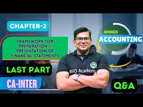 CA-Intermediate | Framework For Preparation &Presentation Of financial Statements | Q&A