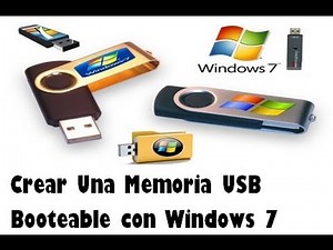Crear Una memoria USB booteable con windows 7 ☞ Software Tutoriales ᴴᴰ