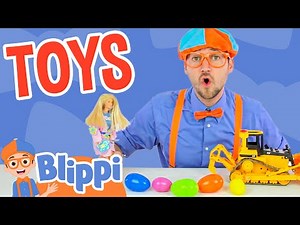 Blippi Learns Colors with Toy! 🎨 Blippi Learns | Colors For Kids | Toddler Learning Videos