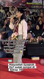 Tempuh 9 jam perjalanan dari Bandara! Syaqirah Da7 tiba di Sidrap langsung hibur warga #fyp #da7