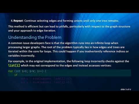 Understanding Boruvka's Algorithm: How to Avoid Infinite Loops in Large Graphs