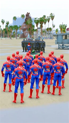 SPIDERMAN 🆚 1000 HULK & CAPHULK🔴| MARVEL TOYS |#shorts #spiderman #hulk #homemaranha