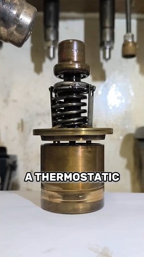 Thermostatic control valves A valve that is actuated by internally sensing and controlling the fluid temperatures is called a thermostatic valve. This type of valve is self-contained without any external power source. The operating temperature range is determined by the chemical composition of the wax material and is pre-set in the factory or local distributor according to the engine or equipment manufacturer’s recommendations. Once the thermostatic element is calibrated to a set temperature, it
