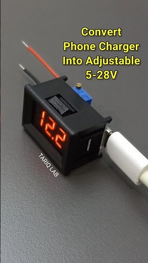 Convert Mobile Charger Into Adjustable 5-28V