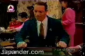Bizarre Arnold Schwarzenegger commercial.