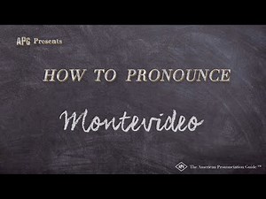 How to Pronounce Montevideo (Real Life Examples!)