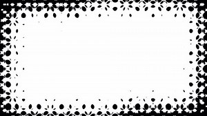 Halftone abstract animation on a transparent background.