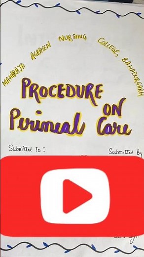 PROCEDURE ON PERINEAL CARE # nursing student # FON ( Fundamental of nursing